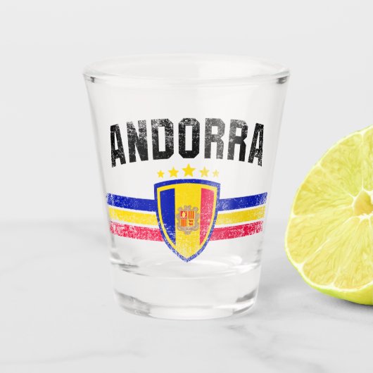 Andorra Shot Glas (Voorkant)