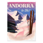 Andorra  Ski poster (Voorkant)
