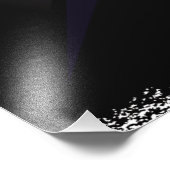 Andorra ski-poster. foto afdruk (Hoek)