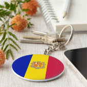 Andorra Sleutelhanger (Zijkant)