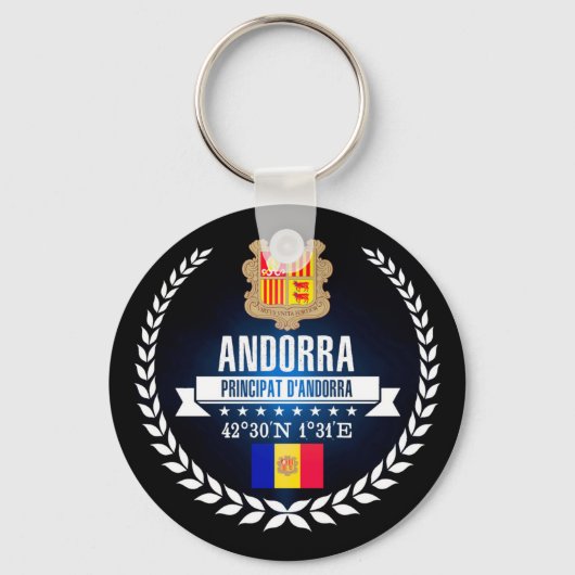 Andorra Sleutelhanger (Voorkant)