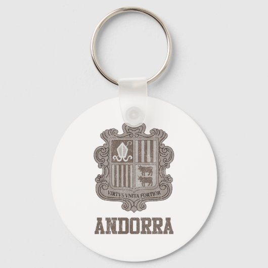  Andorra Sleutelhanger (Voorkant)