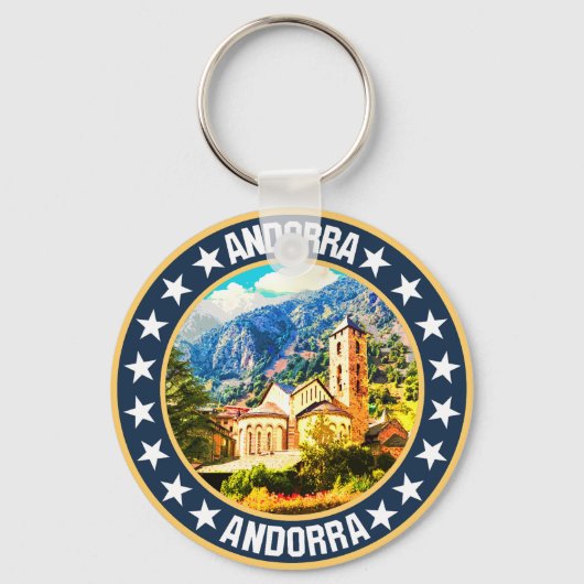 Andorra Sleutelhanger (Achterkant)