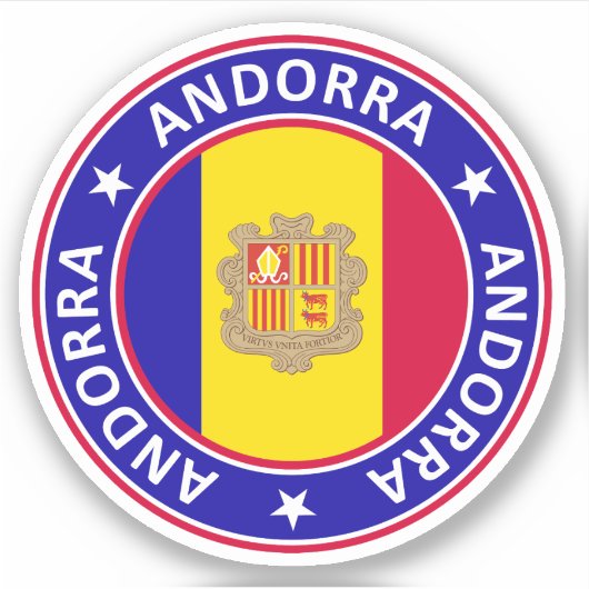 Andorra Sticker (Voorkant)