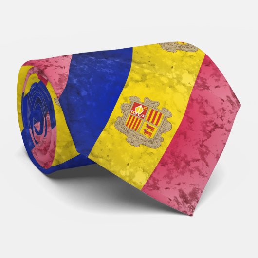 Andorra Stropdas (Opgerold)