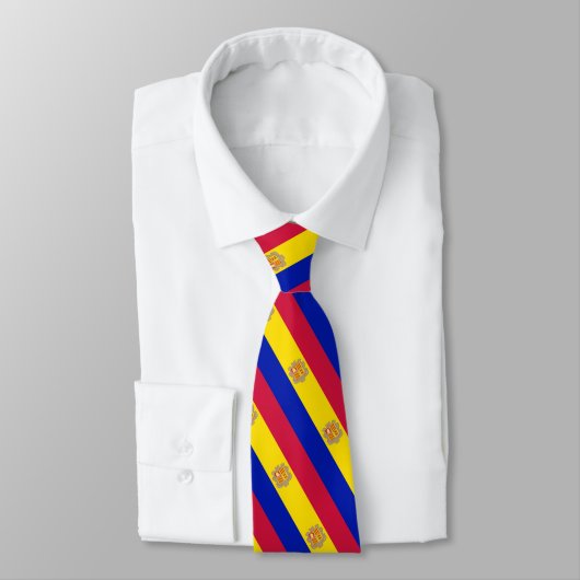 Andorra Stropdassen, mode Andorra Vlag Stropdas (Gebonden)