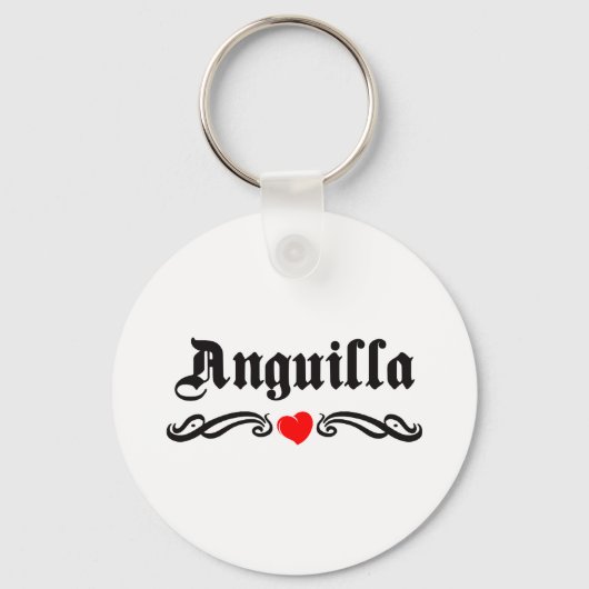 Andorra Tattoo Style Sleutelhanger (Voorkant)