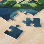 Andorra Travel Art Vintage Legpuzzel (Zijkant)