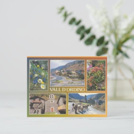 Andorra, Vall d'Ordino Briefkaart (Staand voorkant)
