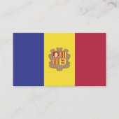 Andorra Visitekaartje (Voorkant)