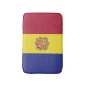 Andorra vlag badmat (Voorkant Verticaal)