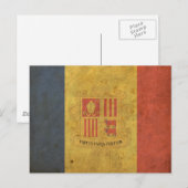  Andorra vlag Briefkaart (Voorkant / Achterkant)