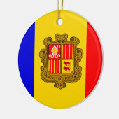 andorra vlag keramisch ornament (Links)