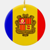 andorra vlag keramisch ornament (Achterkant)