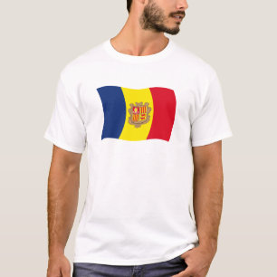 Andorra Vlag T-shirt