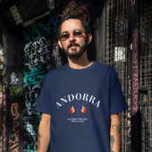 Andorra Vlag T-shirt - Patriottische Kleding