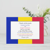 Andorran Flag, Flag of Andorra Wedding Kaart (Staand voorkant)