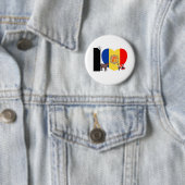 Andorran Pride - For real Andorrans. Ronde Button 5,7 Cm (In situ)