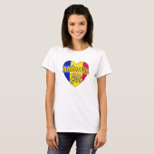 Andorrees meisje t-shirt (Voorkant volledig)
