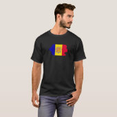 Andorrese vlag Andorra T-shirt (Voorkant volledig)