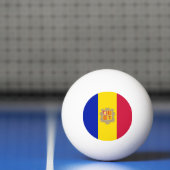 Andorrese vlag pingpongbal (Net)