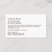 Andorrese vlag, vlag van Andorra Visitekaartje (Achterkant)