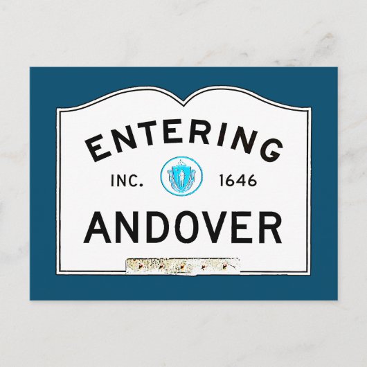 Andover invoeren briefkaart (Voorkant)