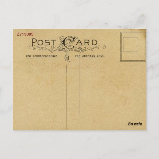 Andover NJ, Main Street,  stijl Briefkaart (Achterkant)