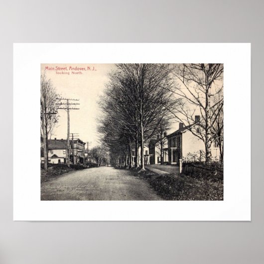 Andover NJ, New Jersey, hoofdsint-jansbrood, stij Poster (Voorkant)