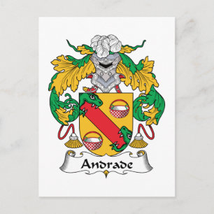 Andrade Family Crest Briefkaart