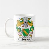 Andrade Family Crest Koffiemok (Links)