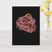 Andradiet Granaat en Calciet Cluster Tekst toevoeg Kaart (Gele Bloem)