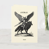 Andras De Vleugels boven het Wilde Kaart (Achterkant)