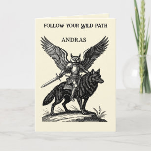 Andras De Vleugels boven het Wilde Kaart