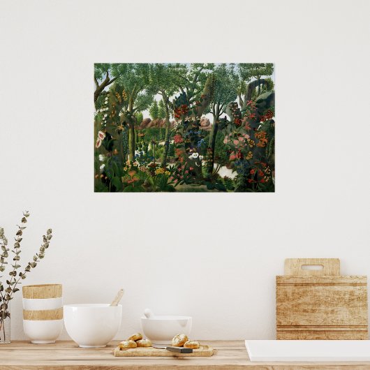 Andre Bauchant -  paradijs Poster (Keuken)