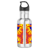 ANDRE ~ Blue Paars Yellow Shades 3D Waterfles (Achterkant)