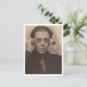 André Breton, schrijver Briefkaart (Staand voorkant)