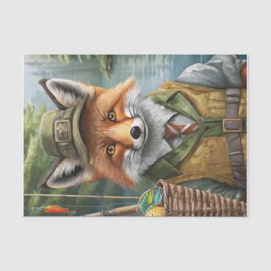 Andre de Geviste Fox, Outdorrsman, Sportman Tissuepapier (Voorkant)