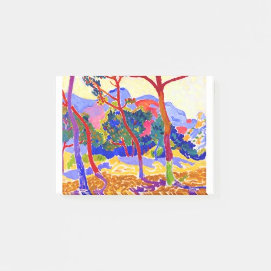 Andre Derain Fauvist Landscape with Trees Post-it® Notes (Voorkant)