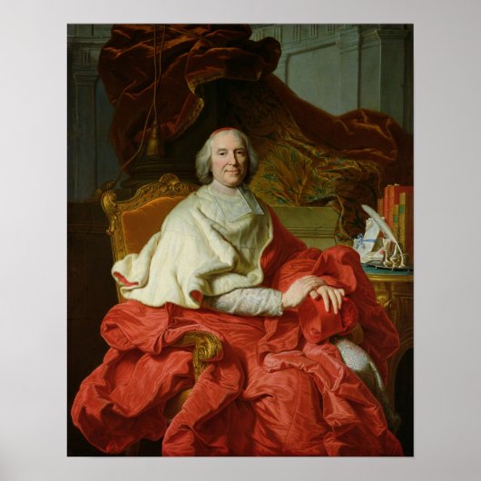 Andre Hercule de Fleury 1728 Poster (Voorkant)