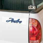 Andre Name blue Aufkleber Sticker Autoaufkleber (Op Truck)