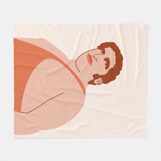 Andre the Giant Fleece Deken (Voorkant (Horizontaal))