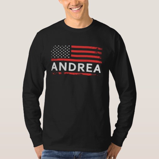 ANDREA AMERICAN FLAG  FOR ANDREA T-SHIRT (Voorkant)