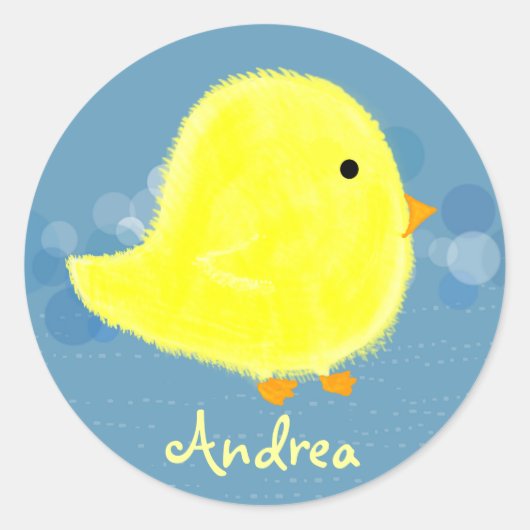Andrea Baby Chick Sticker 369MyName (Voorkant)