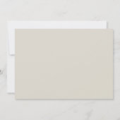 Andrea Beige Elegant Wedding Save The Date (Achterkant)