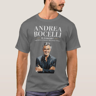 Andrea Bocelli De meest geliefde tenorjongen ter w T-shirt