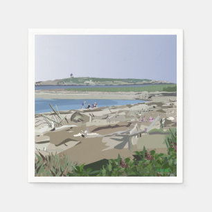 Andrea Brand #1 Beach Day Popham Beach Maine Servet