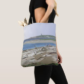 Andrea Brand #1 Beach Day Popham Beach Maine Tote Bag (Dichtbij)