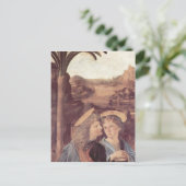 Andrea del Verrocchio Die Taufe Christi, Detail: E Briefkaart (Staand voorkant)