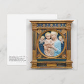 Andrea Della Robbia c1485 Madonna en kind Feestdagenkaart (Voorkant / Achterkant)